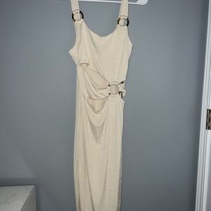 Cream Forever 21 Maxi Dress